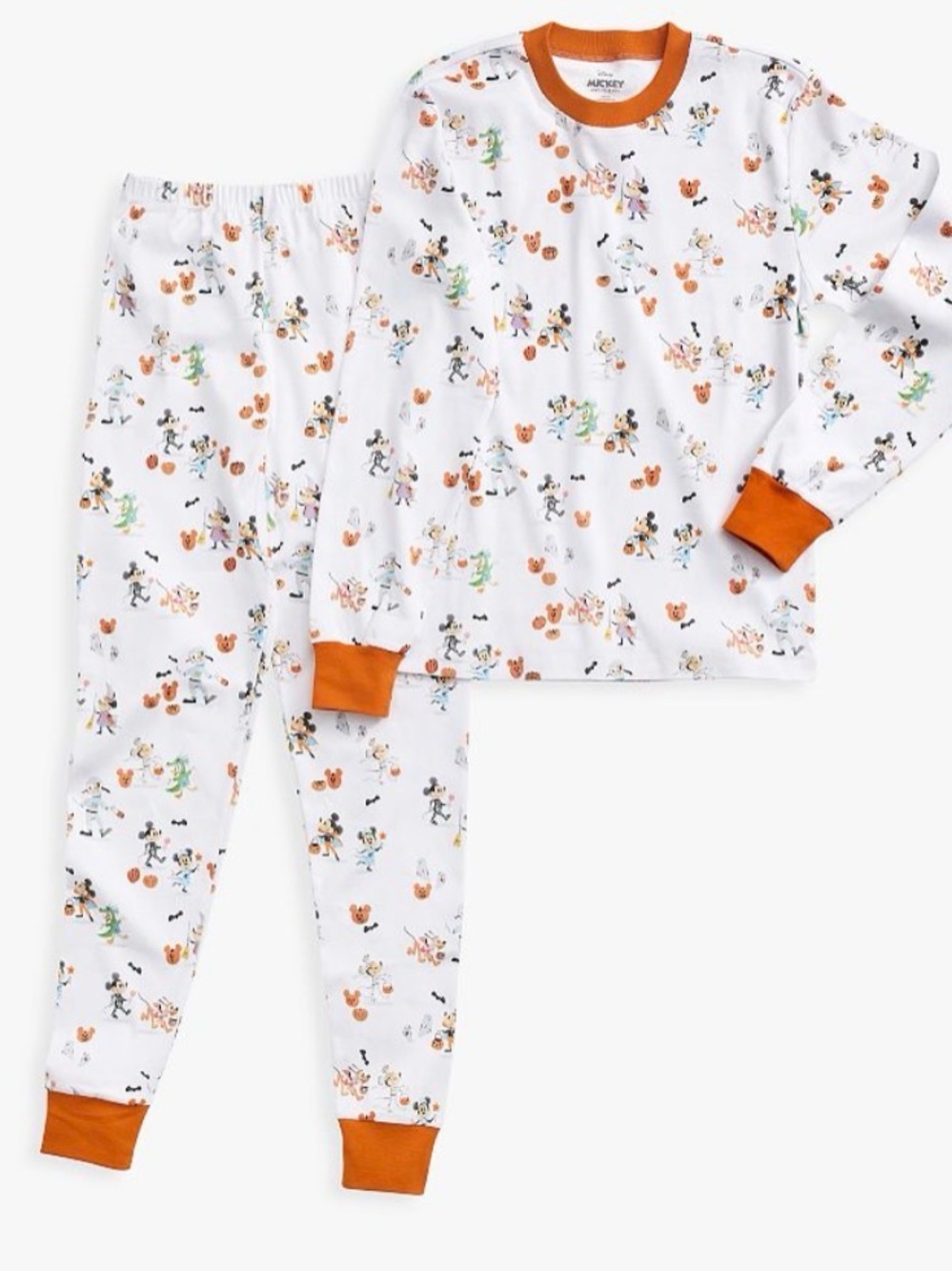 Pottery Barn Kids Adult Disney Mickey Mouse Halloween Pajama Set Size XL